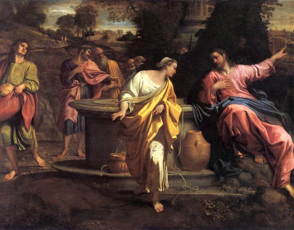 The Johannine Water Imagery - Annibale_Carracci_-_The_Samaritan_Woman_at_the_Well